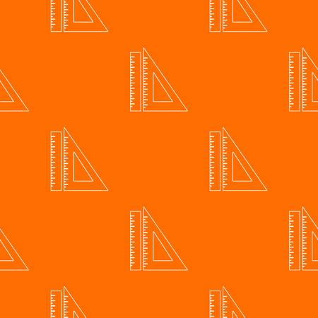Ruler pattern vector orange for any web design bestのイラスト素材