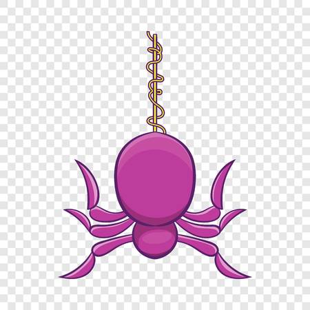 Spider icon in cartoon style isolated on background for any web designのイラスト素材