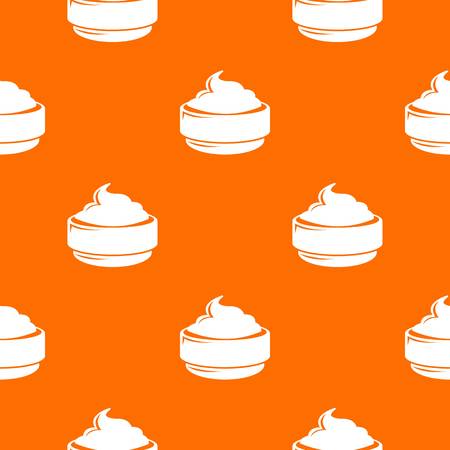 Ice cream pattern vector orange for any web design bestのイラスト素材