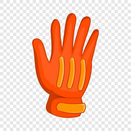 Snowboard sport glove icon in cartoon style isolated on background for any web designのイラスト素材