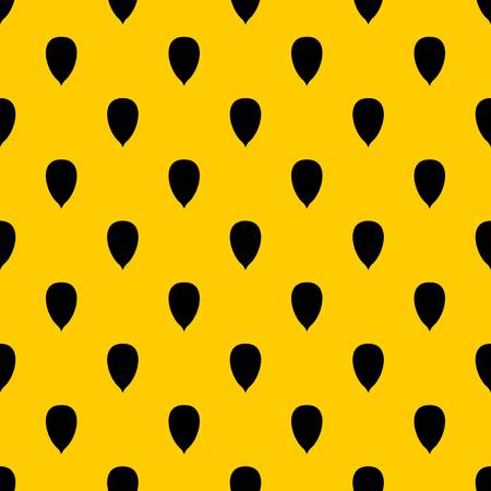 Apricot seed pattern seamless vector repeat geometric yellow for any designのイラスト素材