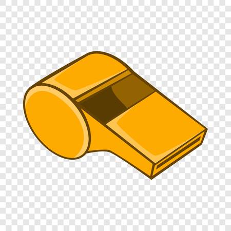 Whistle of refere icon in cartoon style isolated on background for any web designのイラスト素材