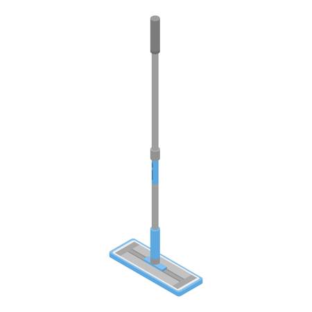Modern mop icon. Isometric of modern mop vector icon for web design isolated on white backgroundのイラスト素材