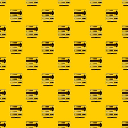 Servers pattern seamless vector repeat geometric yellow for any designのイラスト素材