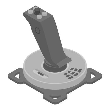Air joystick icon, isometric styleのイラスト素材