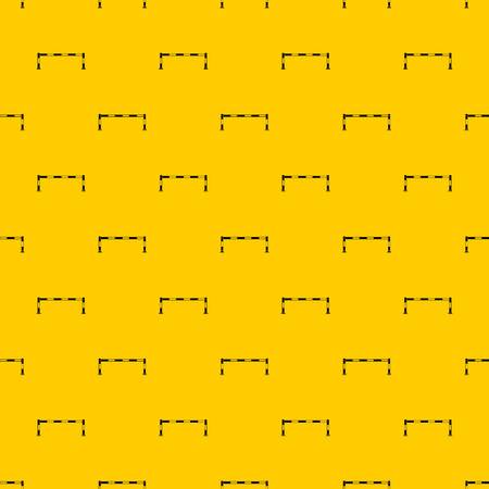 Barrier pattern seamless vector repeat geometric yellow for any designのイラスト素材