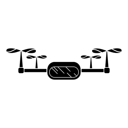 Remote control drone icon. Simple illustration of remote control drone vector icon for web design isolated on white backgroundのイラスト素材