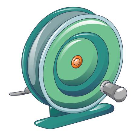 Plastic coil icon, cartoon styleのイラスト素材