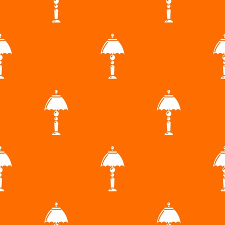 Bedroom lamp pattern vector orange for any web design bestのイラスト素材