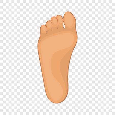 Foot icon, cartoon styleのイラスト素材