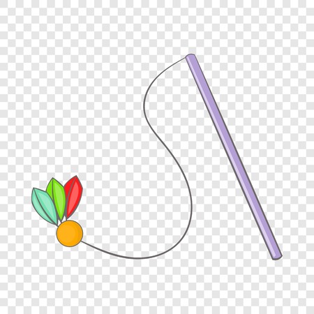 Pet cat toy icon. Cartoon illustration of cat toy vector icon for web designのイラスト素材