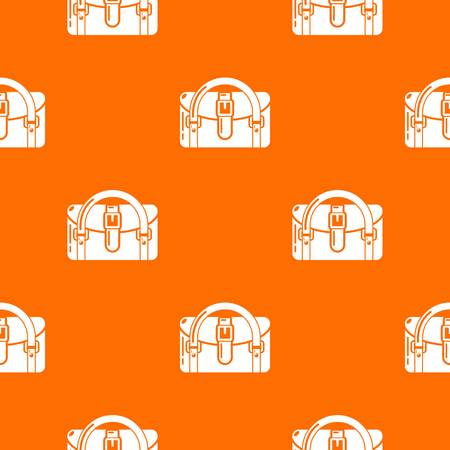 Travel bag destination pattern vector orange for any web design bestのイラスト素材
