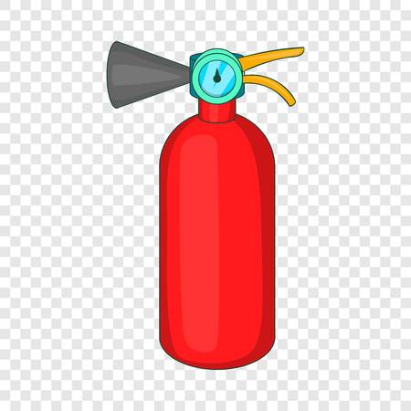 Fire extinguisher icon. Cartoon illustration of fire extinguisher vector icon for web designのイラスト素材