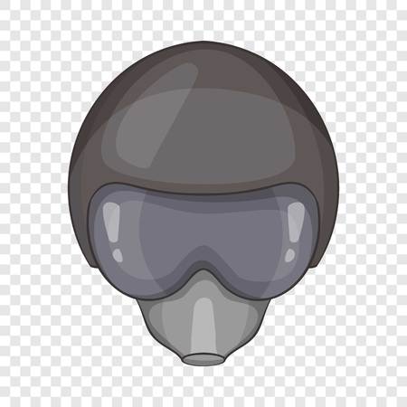 Pilot helmet icon, cartoon styleのイラスト素材
