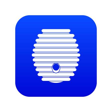 Beehive icon digital blueのイラスト素材