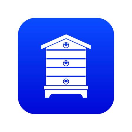 Hive icon digital blueのイラスト素材