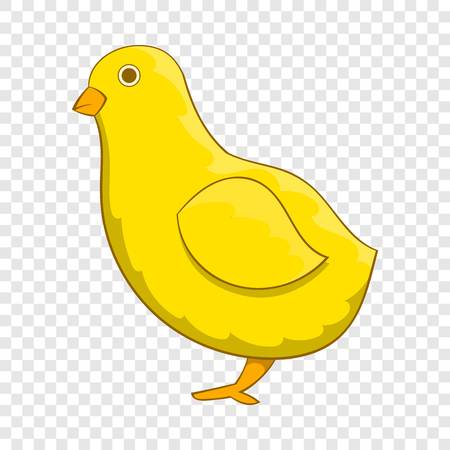 Yellow chick icon. Cartoon illustration of chick vector icon for web designのイラスト素材