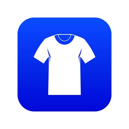 Tshirt icon digital blueのイラスト素材