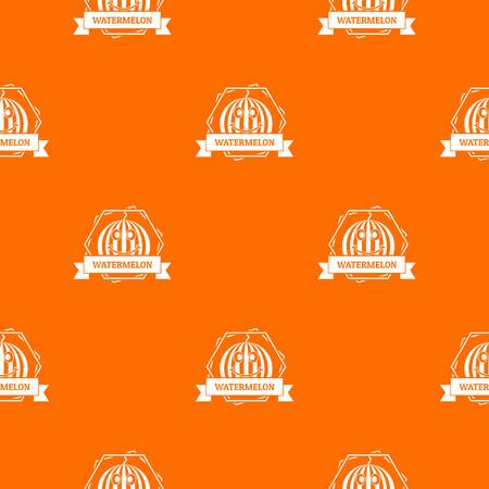 Watermelon pattern vector orange for any web design bestのイラスト素材