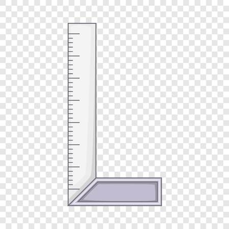 Setsquare icon. Cartoon illustration of setsquare vector icon for web designのイラスト素材