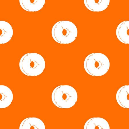 Primitive tool pattern vector orangeのイラスト素材
