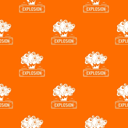 Art explosion pattern vector orangeのイラスト素材