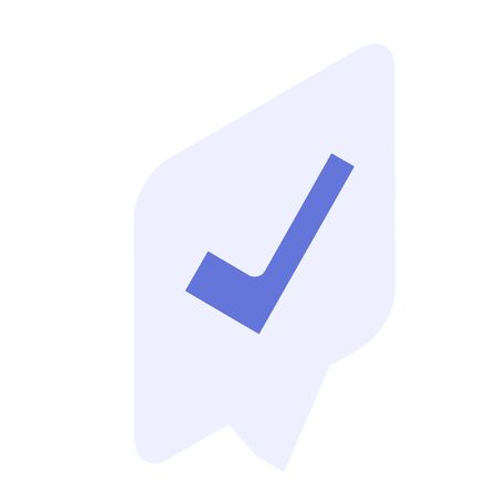Check sign chat icon, isometric styleのイラスト素材