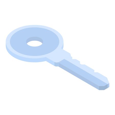Safe key icon, isometric styleのイラスト素材
