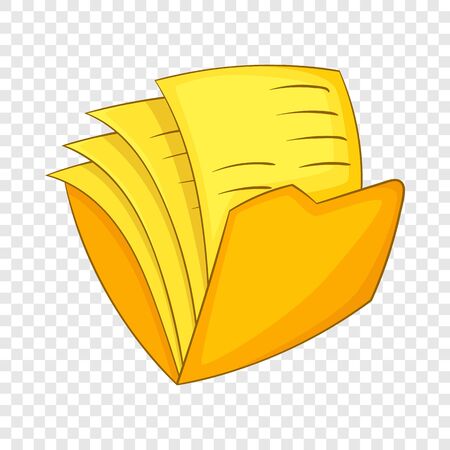 Office folder icon, cartoon styleのイラスト素材