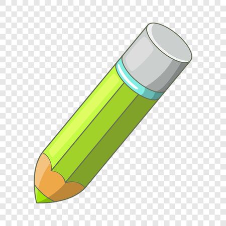 Pencil icon. Cartoon illustration of pencil vector icon for webのイラスト素材