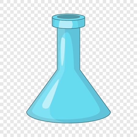 Chemical flask icon, cartoon styleのイラスト素材
