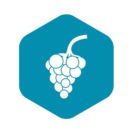 Grape branch icon, simple styleのイラスト素材