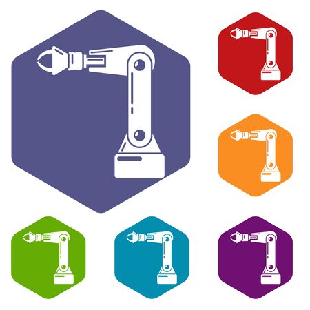 Conveyor icon, simple style.のイラスト素材