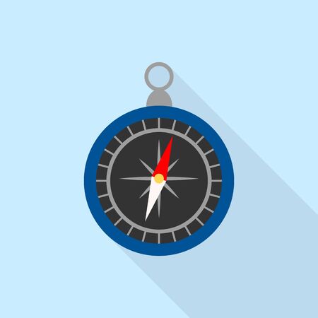 Hand compass icon. Flat illustration of hand compass vector icon for web designのイラスト素材