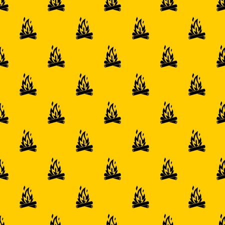 Campfire pattern vectorのイラスト素材