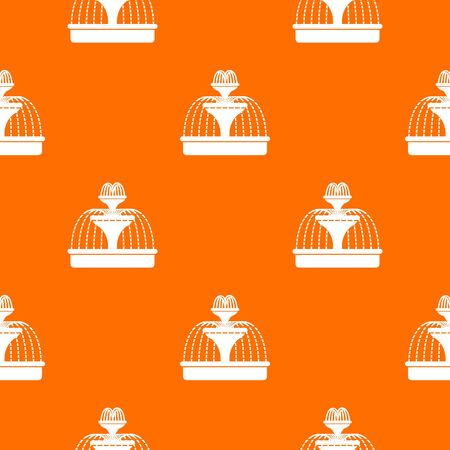 Fountain pattern vector orangeのイラスト素材