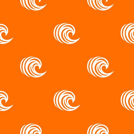 Water wave pattern vector orangeのイラスト素材