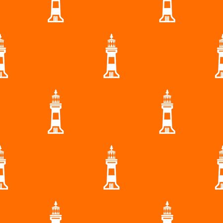 Stone beacon pattern vector orangeのイラスト素材
