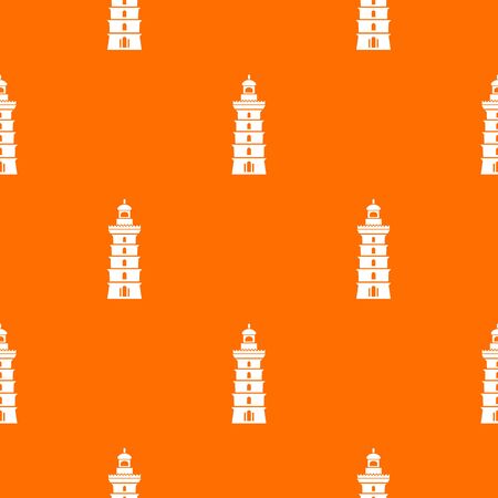 Searchlight pattern vector orangeのイラスト素材
