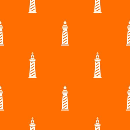 Signal tower pattern vector orangeのイラスト素材