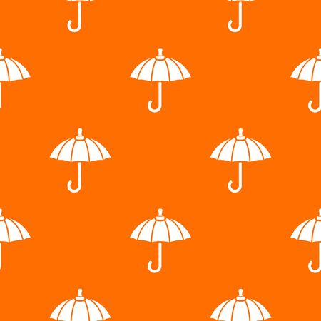 Parasol pattern vector orangeのイラスト素材