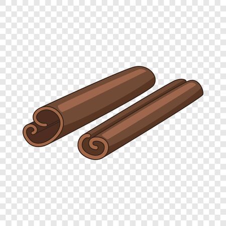Cinnamon sticks icon, cartoon styleのイラスト素材