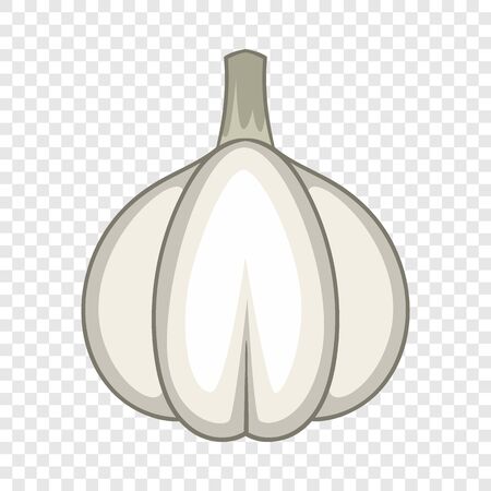 Garlic icon, cartoon styleのイラスト素材