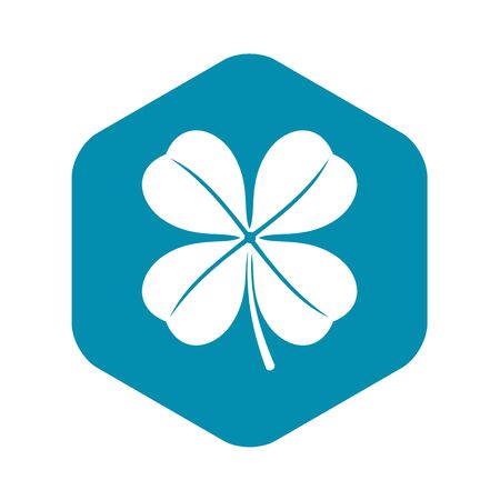Clover leaf icon. Simple illustration of clover leaf vector icon for webのイラスト素材