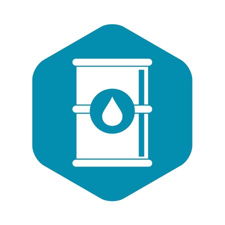 Barrel of oil icon, simple styleのイラスト素材