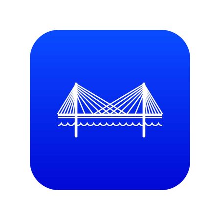 Bridge icon blueの写真素材