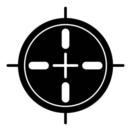 Sport sniper aim icon, simple styleの写真素材