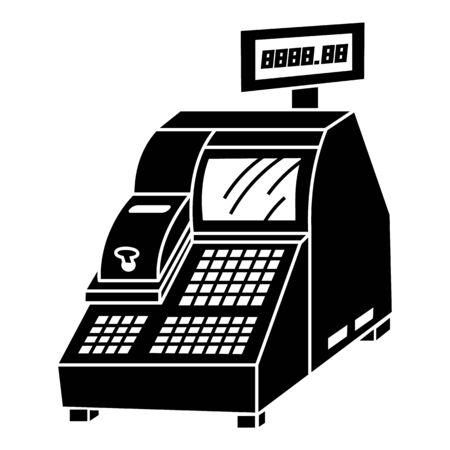 Cashier icon, simple styleの写真素材