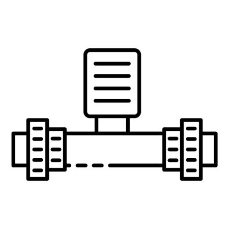 Pool pipe equipment icon, outline styleの写真素材