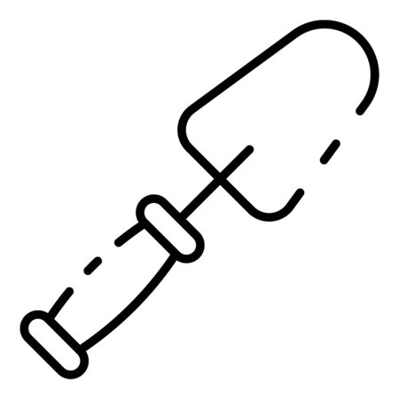 Trowel icon, outline styleの写真素材